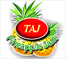 Pineapple fruit jam for taj
